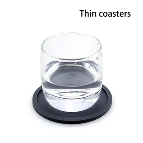 Porta-Copos de Silicone Redondo 10cm - Resistente ao Calor e Elegante para Bebidas